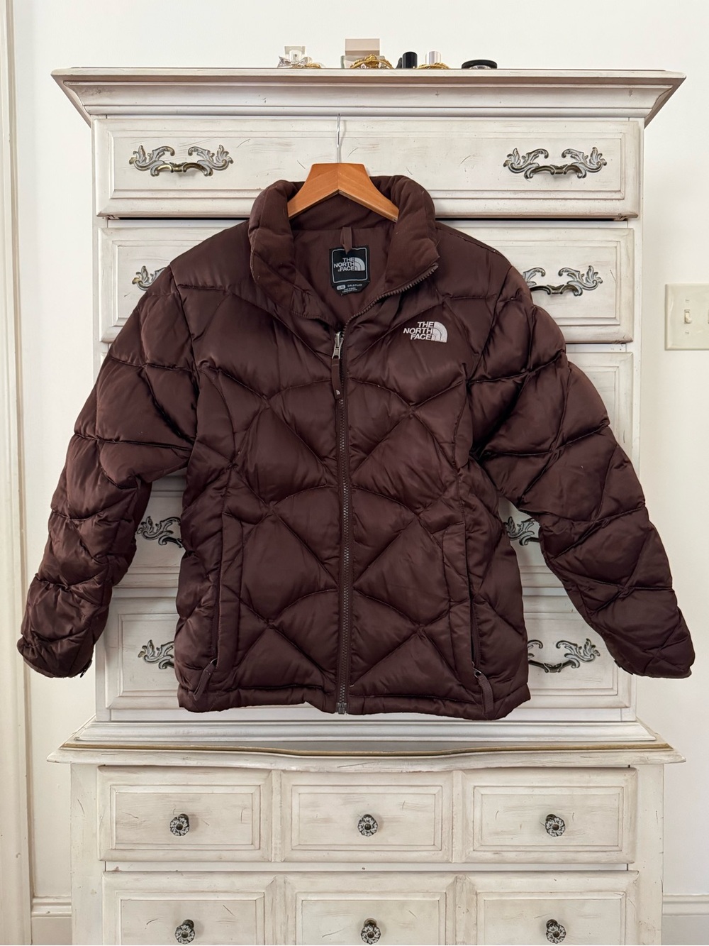 The North Face Brown Puffer Winter Jacket